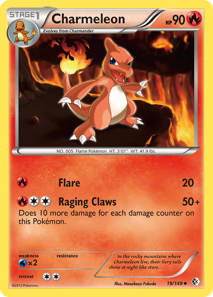 Charmeleon (19/149) [Black & White: Boundaries Crossed] | Nerdhalla Games