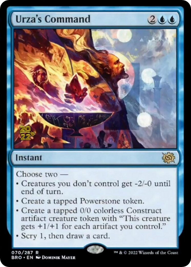 Urza's Command [The Brothers' War: Prerelease Promos] | Nerdhalla Games