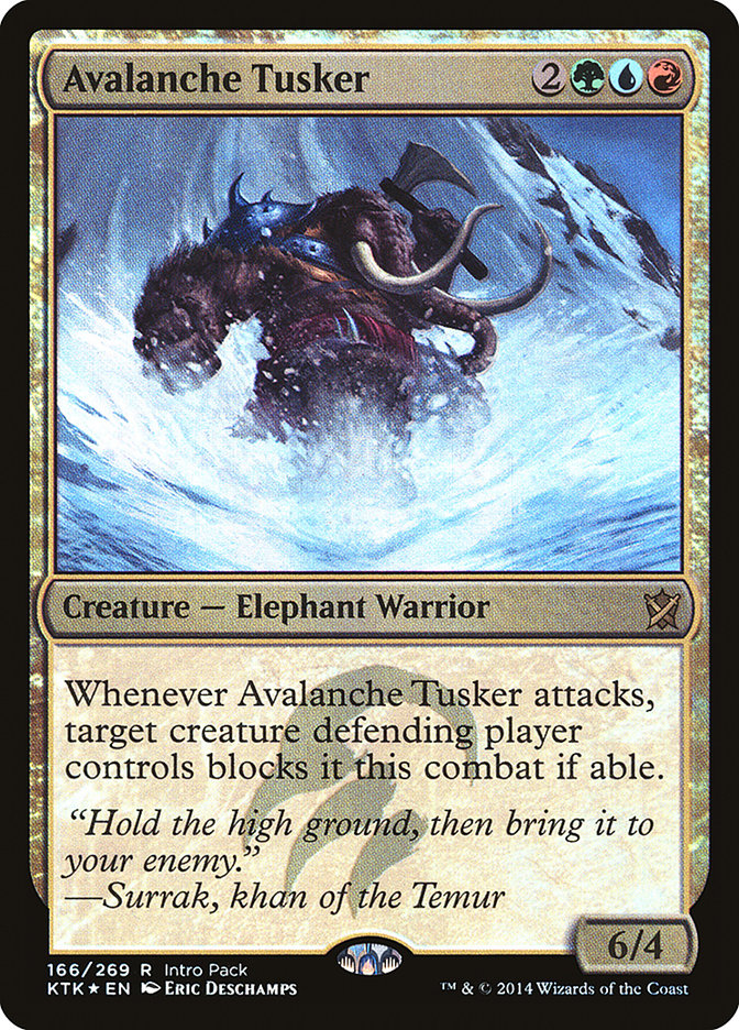 Avalanche Tusker (Intro Pack) [Khans of Tarkir Promos] | Nerdhalla Games