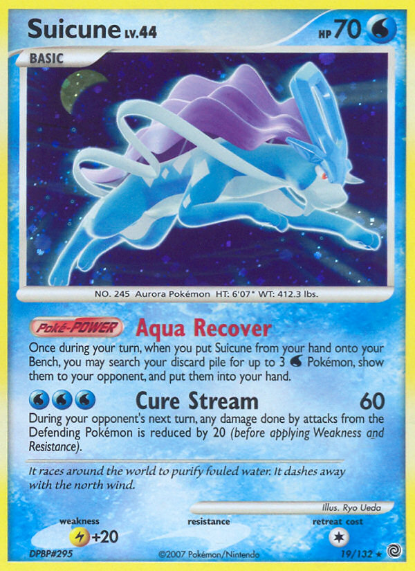 Suicune (19/132) [Diamond & Pearl: Secret Wonders] | Nerdhalla Games