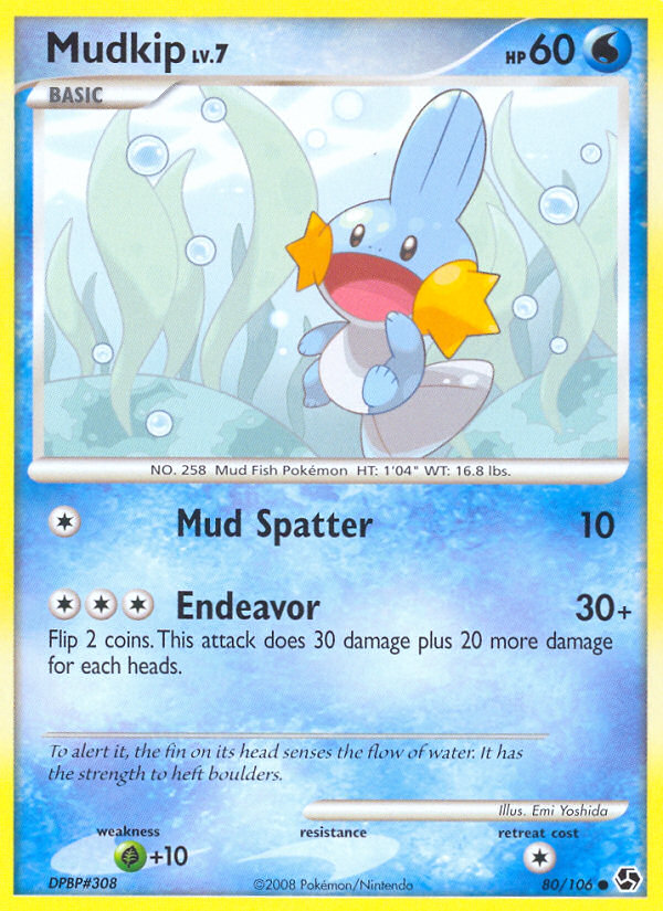 Mudkip (80/106) [Diamond & Pearl: Great Encounters] | Nerdhalla Games