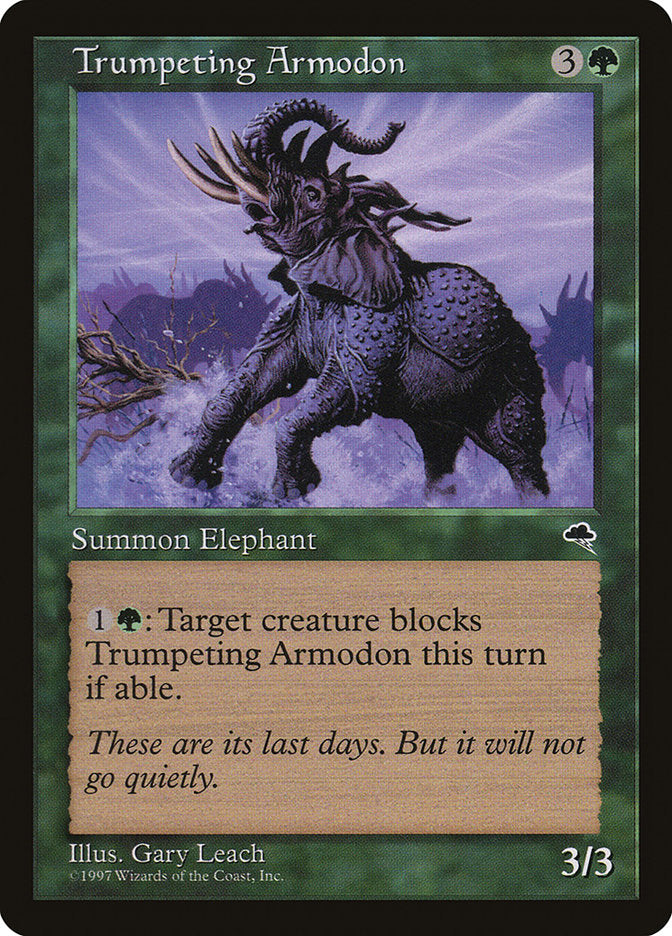 Trumpeting Armodon [Tempest] | Nerdhalla Games