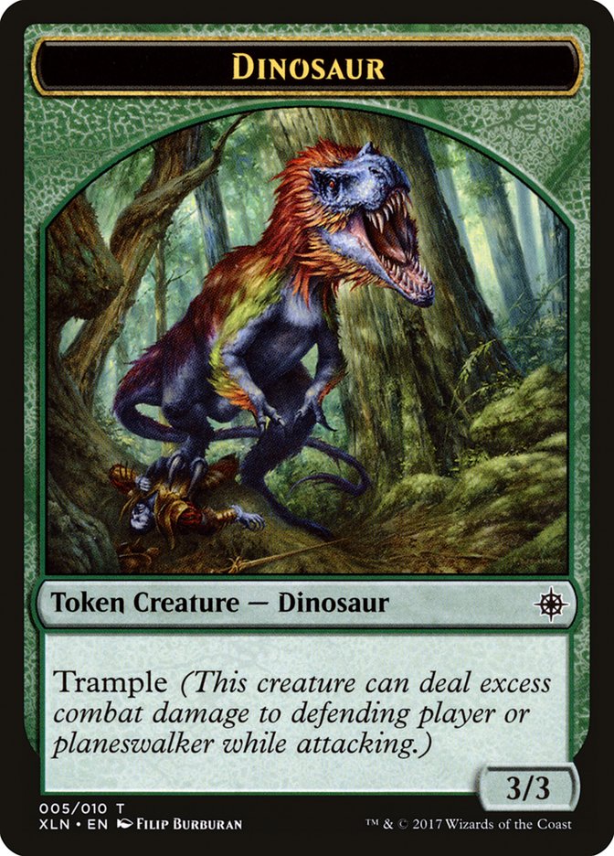 Dinosaur [Ixalan Tokens] | Nerdhalla Games