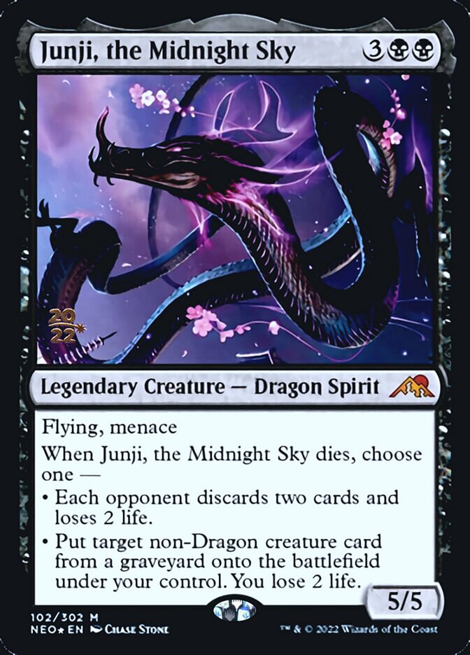 Junji, the Midnight Sky [Kamigawa: Neon Dynasty Prerelease Promos] | Nerdhalla Games