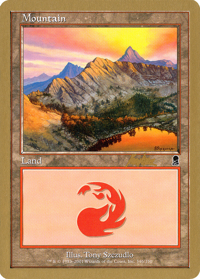 Mountain (bk346) (Brian Kibler) [World Championship Decks 2002] | Nerdhalla Games