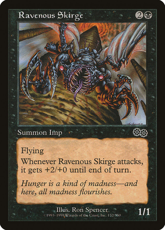 Ravenous Skirge [Urza's Saga] | Nerdhalla Games