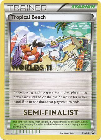 Tropical Beach (BW28) (Semi Finalist) [Black & White: Black Star Promos] | Nerdhalla Games