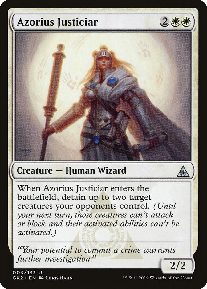 Azorius Justiciar [Ravnica Allegiance Guild Kit] | Nerdhalla Games