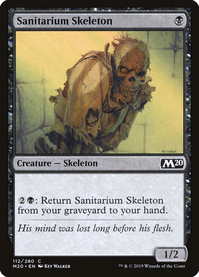 Sanitarium Skeleton [Core Set 2020] | Nerdhalla Games