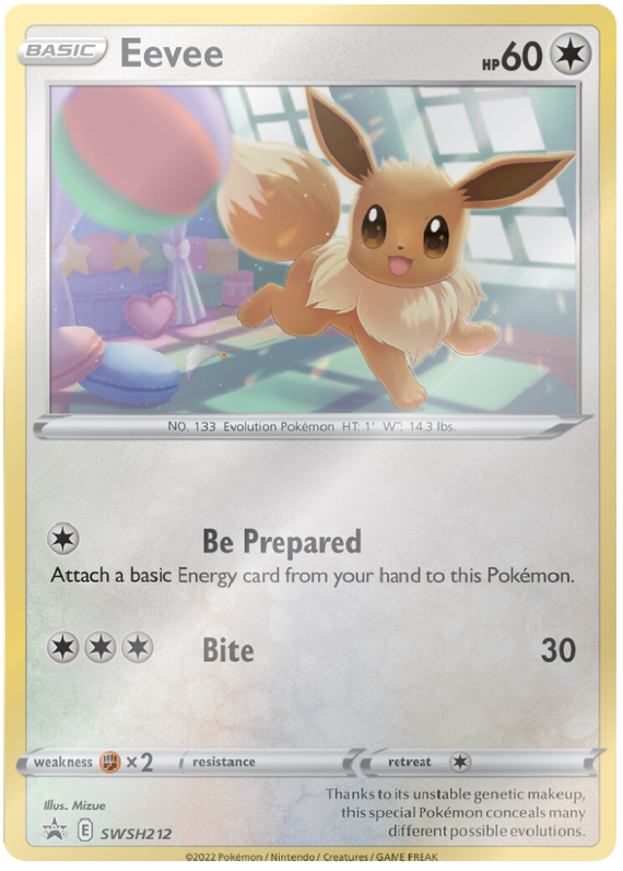 Eevee (SWSH212) [Sword & Shield: Black Star Promos] | Nerdhalla Games