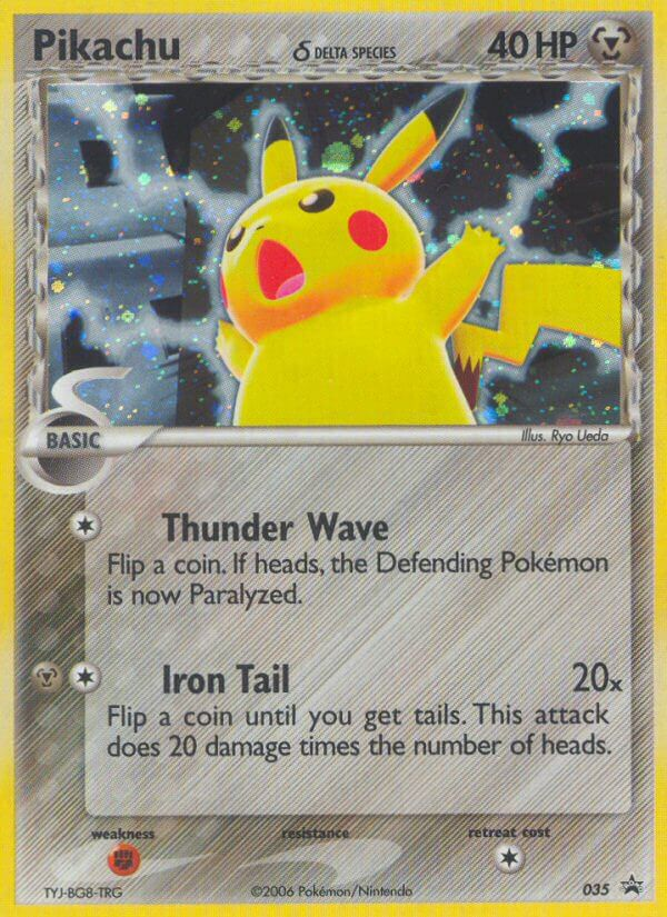 Pikachu (035) (Delta Species) [Nintendo: Black Star Promos] | Nerdhalla Games