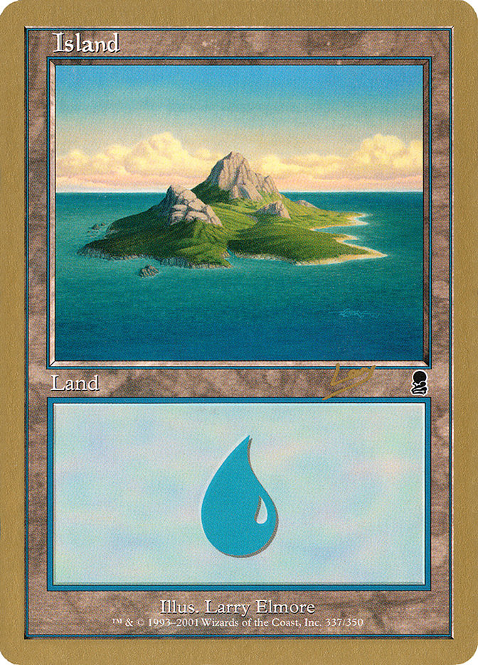 Island (rl337) (Raphael Levy) [World Championship Decks 2002] | Nerdhalla Games