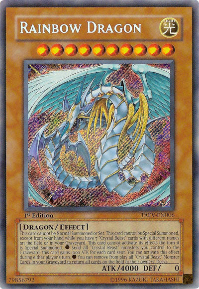 Rainbow Dragon [TAEV-EN006] Secret Rare | Nerdhalla Games