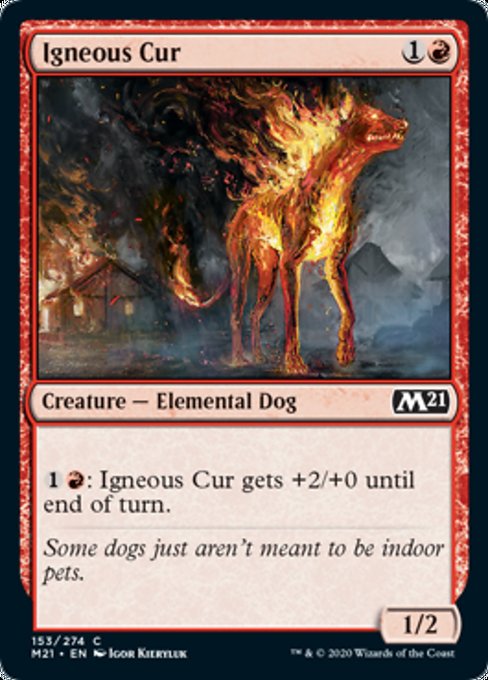 Igneous Cur [Core Set 2021] | Nerdhalla Games