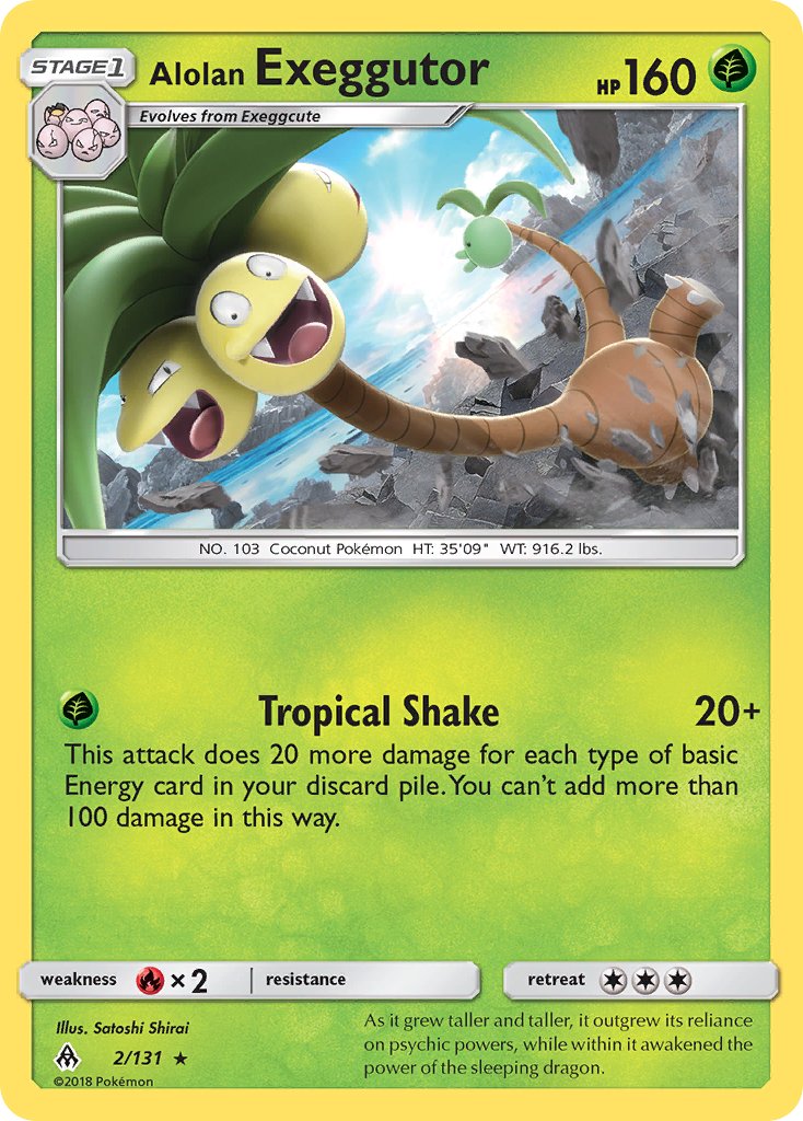 Alolan Exeggutor (2/131) (Theme Deck Exclusive) [Sun & Moon: Forbidden Light] | Nerdhalla Games