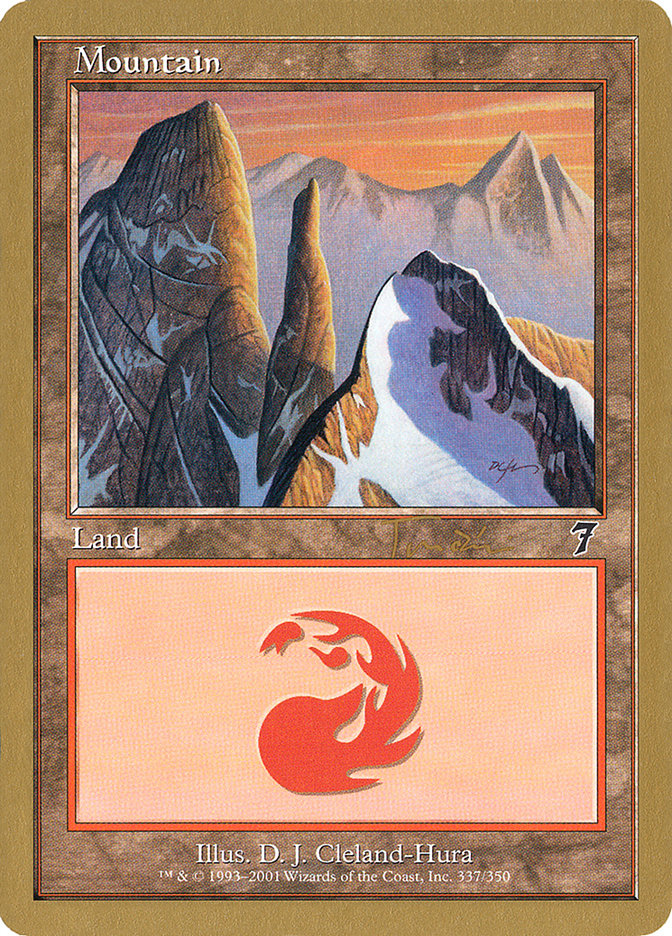 Mountain (jt337) (Jan Tomcani) [World Championship Decks 2001] | Nerdhalla Games