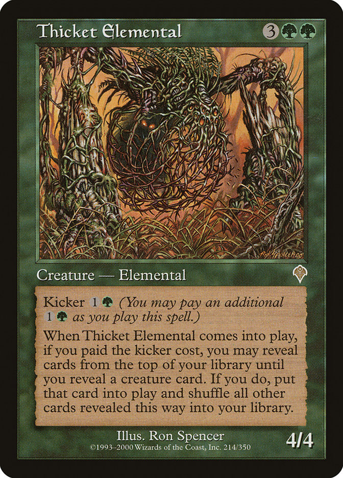 Thicket Elemental [Invasion] | Nerdhalla Games