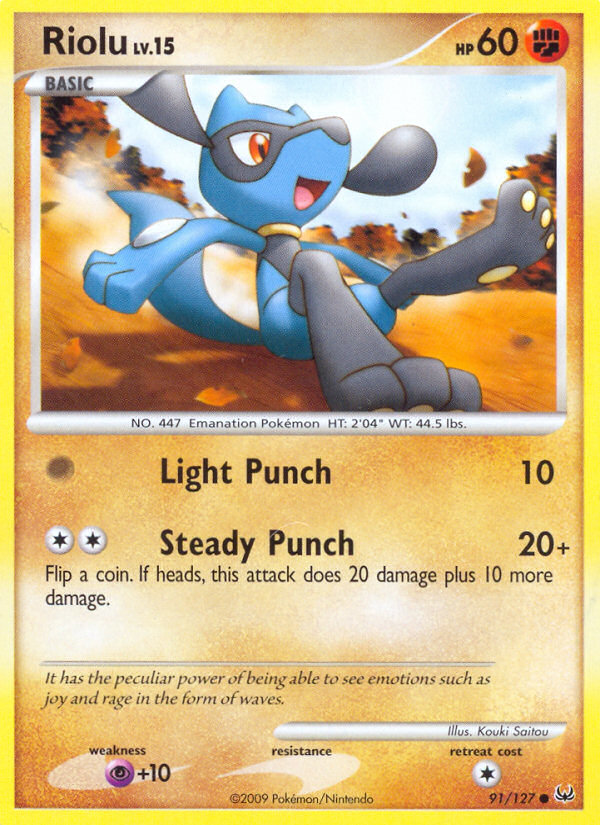 Riolu (91/127) [Platinum: Base Set] | Nerdhalla Games