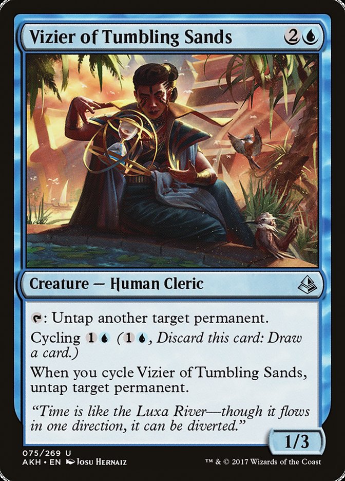 Vizier of Tumbling Sands [Amonkhet] | Nerdhalla Games