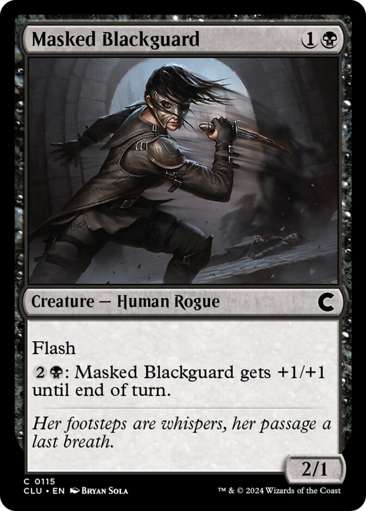 Masked Blackguard [Ravnica: Clue Edition] | Nerdhalla Games