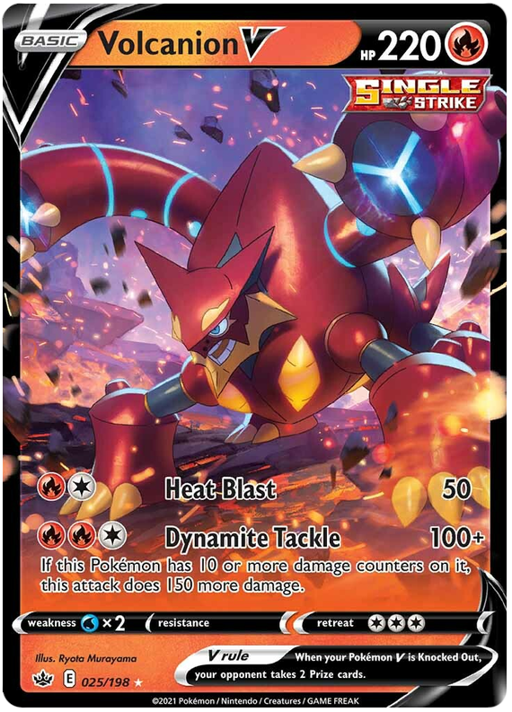 Volcanion V (025/198) [Sword & Shield: Chilling Reign] | Nerdhalla Games