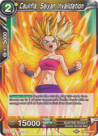 Caulifla, Saiyan Invalidation [DB2-100] | Nerdhalla Games