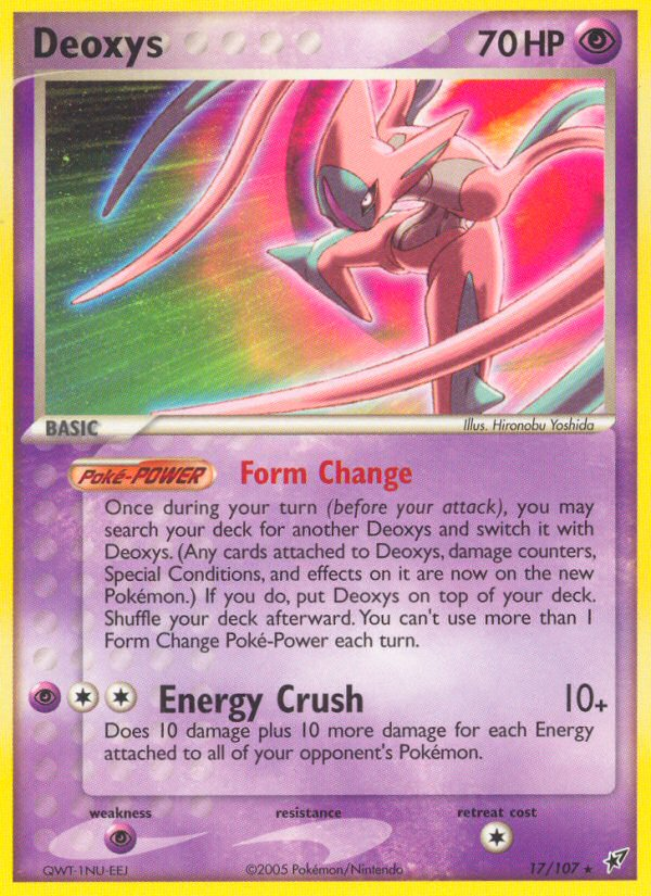 Deoxys (17/107) [EX: Deoxys] | Nerdhalla Games