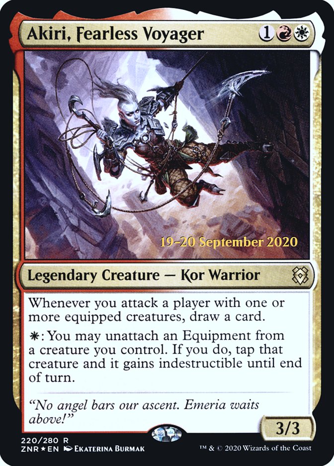 Akiri, Fearless Voyager  [Zendikar Rising Prerelease Promos] | Nerdhalla Games