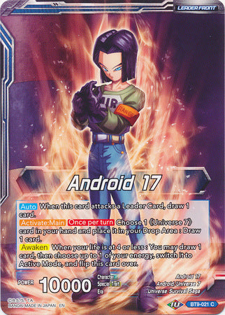 Android 17 // Android 17, Universal Guardian [BT9-021] | Nerdhalla Games