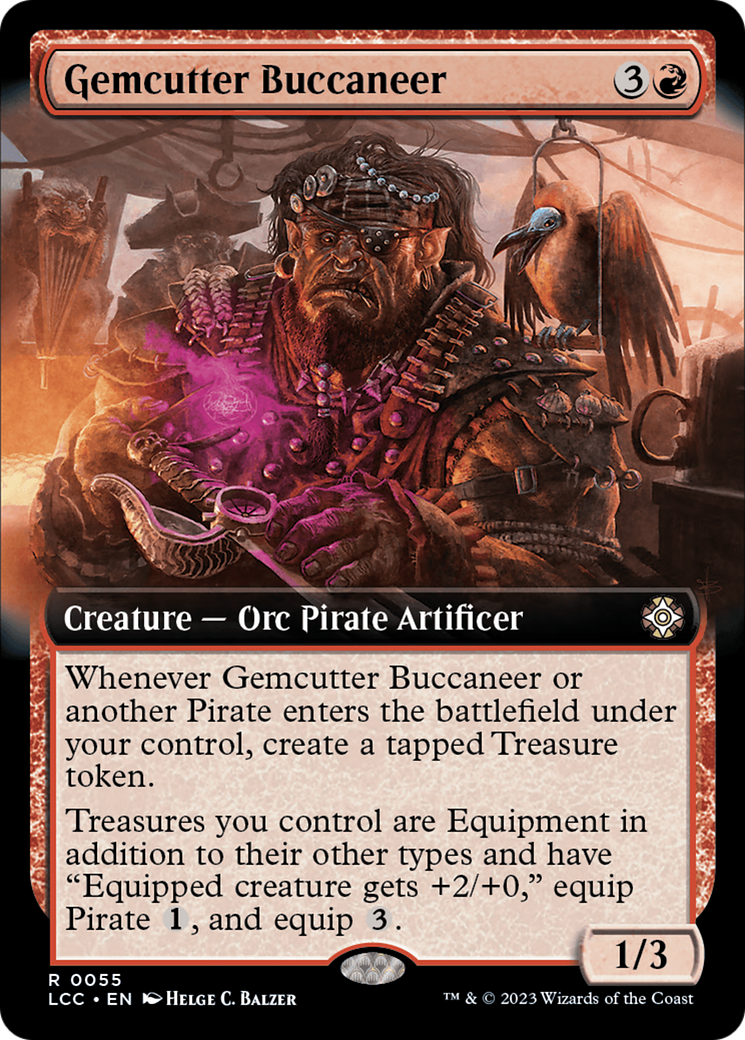 Gemcutter Buccaneer (Extended Art) [The Lost Caverns of Ixalan Commander] | Nerdhalla Games