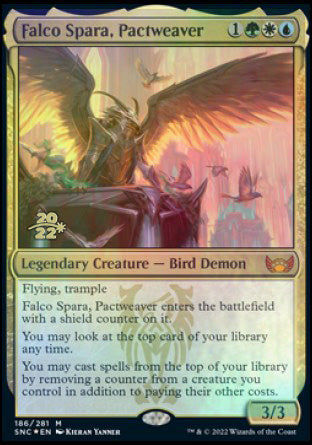 Falco Spara, Pactweaver [Streets of New Capenna Prerelease Promos] | Nerdhalla Games