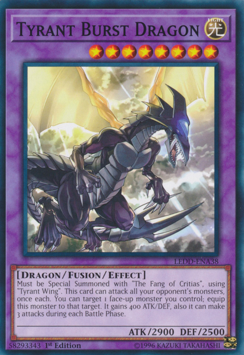 Tyrant Burst Dragon [LEDD-ENA38] Common | Nerdhalla Games