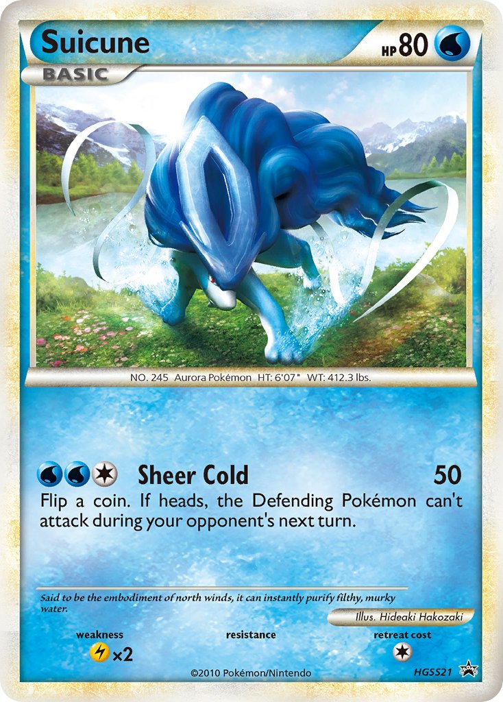 Suicune (HGSS21) [HeartGold & SoulSilver: Black Star Promos] | Nerdhalla Games