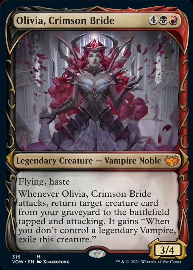 Olivia, Crimson Bride (Showcase Fang Frame) [Innistrad: Crimson Vow] | Nerdhalla Games