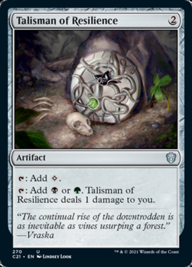 Talisman of Resilience [Commander 2021] | Nerdhalla Games