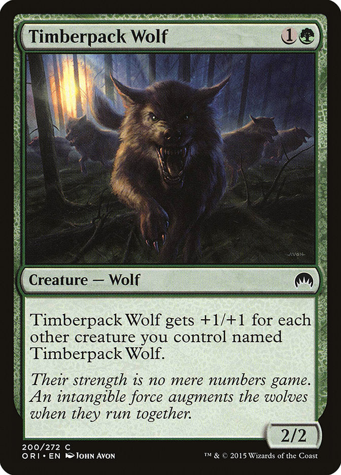 Timberpack Wolf [Magic Origins] | Nerdhalla Games