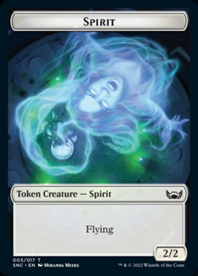 Spirit Token [Streets of New Capenna Tokens] | Nerdhalla Games