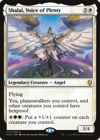 Shalai, Voice of Plenty [Dominaria Promos] | Nerdhalla Games