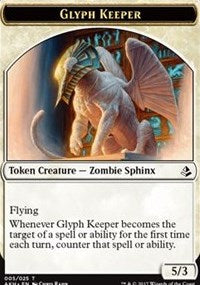 Glyph Keeper // Warrior Token [Amonkhet Tokens] | Nerdhalla Games