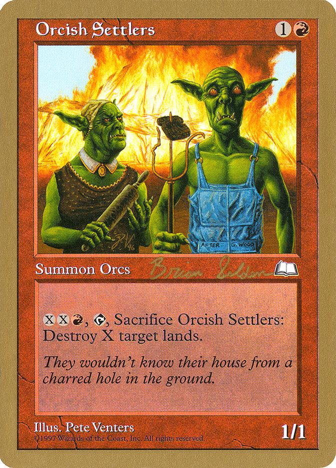 Orcish Settlers (Brian Selden) [World Championship Decks 1998] | Nerdhalla Games