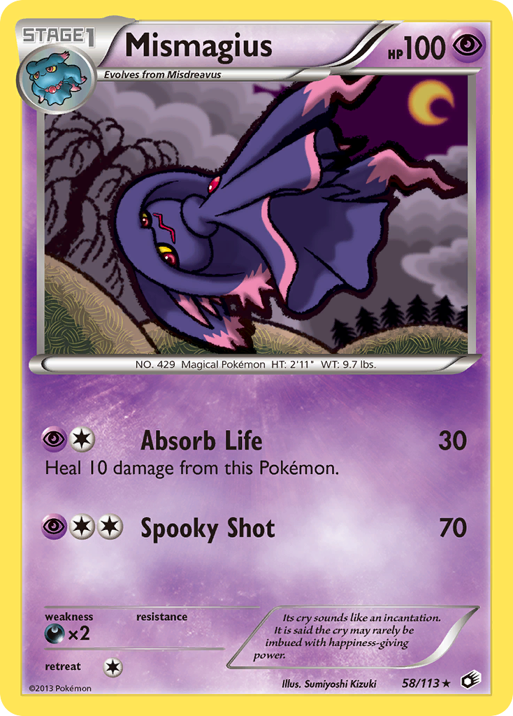 Mismagius (58/113) [Black & White: Legendary Treasures] | Nerdhalla Games