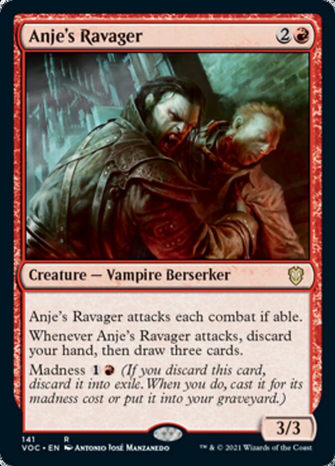 Anje's Ravager [Innistrad: Crimson Vow Commander] | Nerdhalla Games