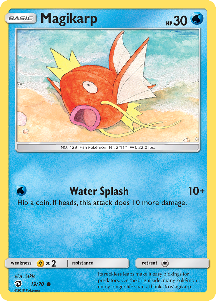 Magikarp (19/70) [Sun & Moon: Dragon Majesty] | Nerdhalla Games