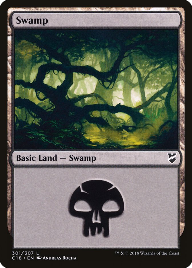 Swamp (301) [Commander 2018] | Nerdhalla Games