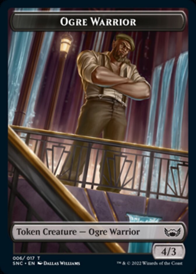 Ogre Warrior // Citizen Double-sided Token [Streets of New Capenna Tokens] | Nerdhalla Games