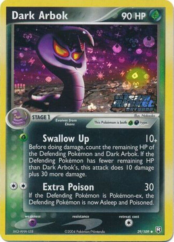 Dark Arbok (29/109) (Stamped) [EX: Team Rocket Returns] | Nerdhalla Games