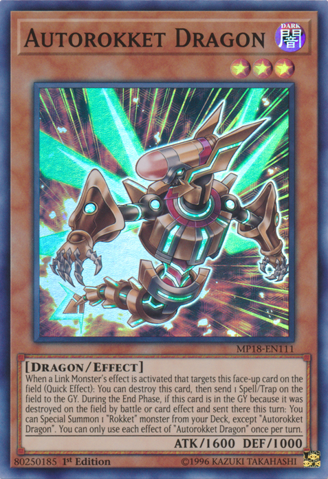 Autorokket Dragon [MP18-EN111] Super Rare | Nerdhalla Games