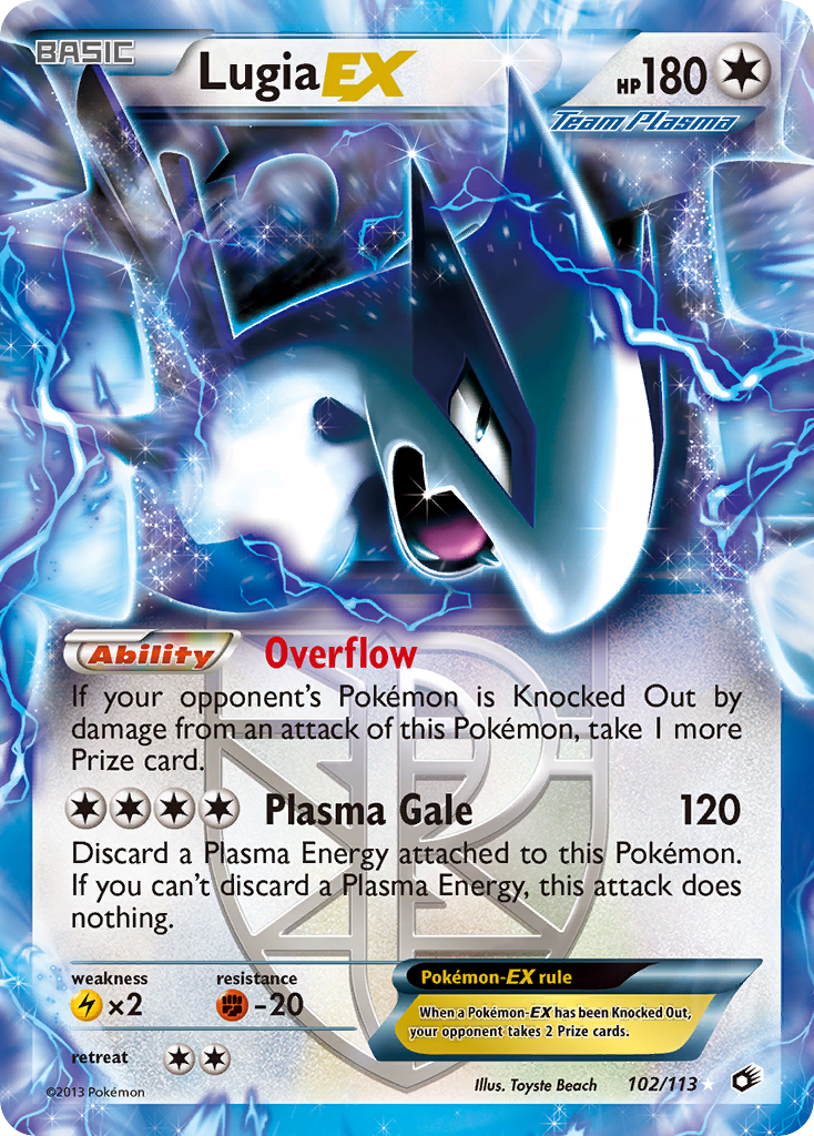 Lugia EX (102/113) [Black & White: Legendary Treasures] | Nerdhalla Games