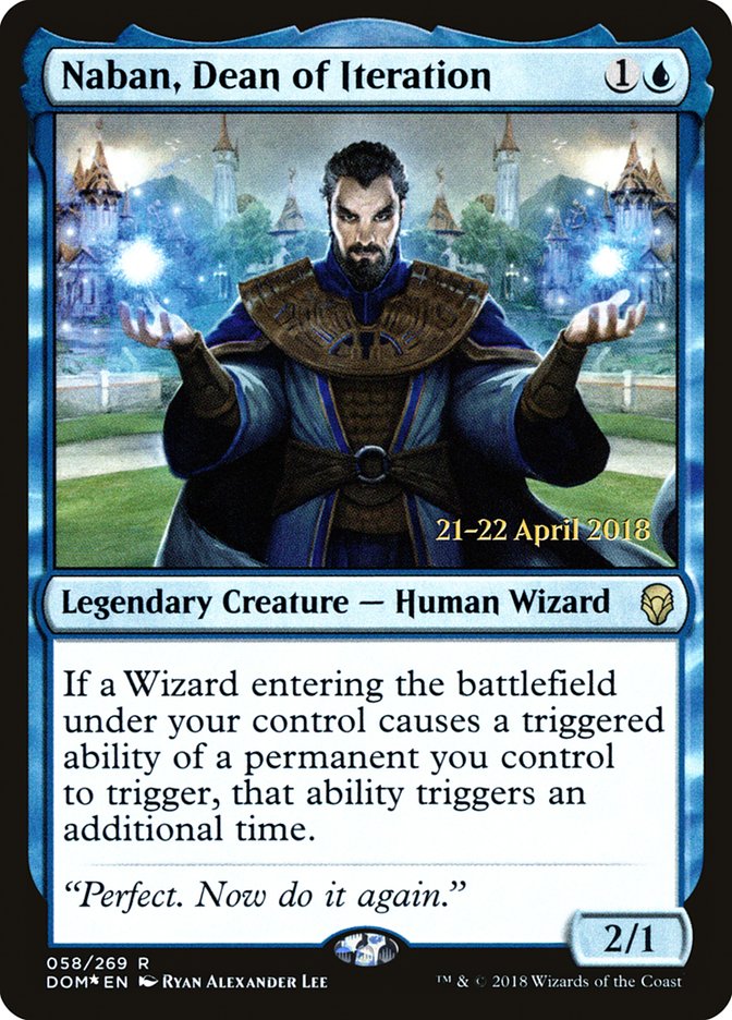 Naban, Dean of Iteration  [Dominaria Prerelease Promos] | Nerdhalla Games