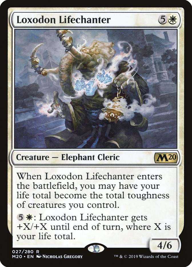 Loxodon Lifechanter [Core Set 2020] | Nerdhalla Games